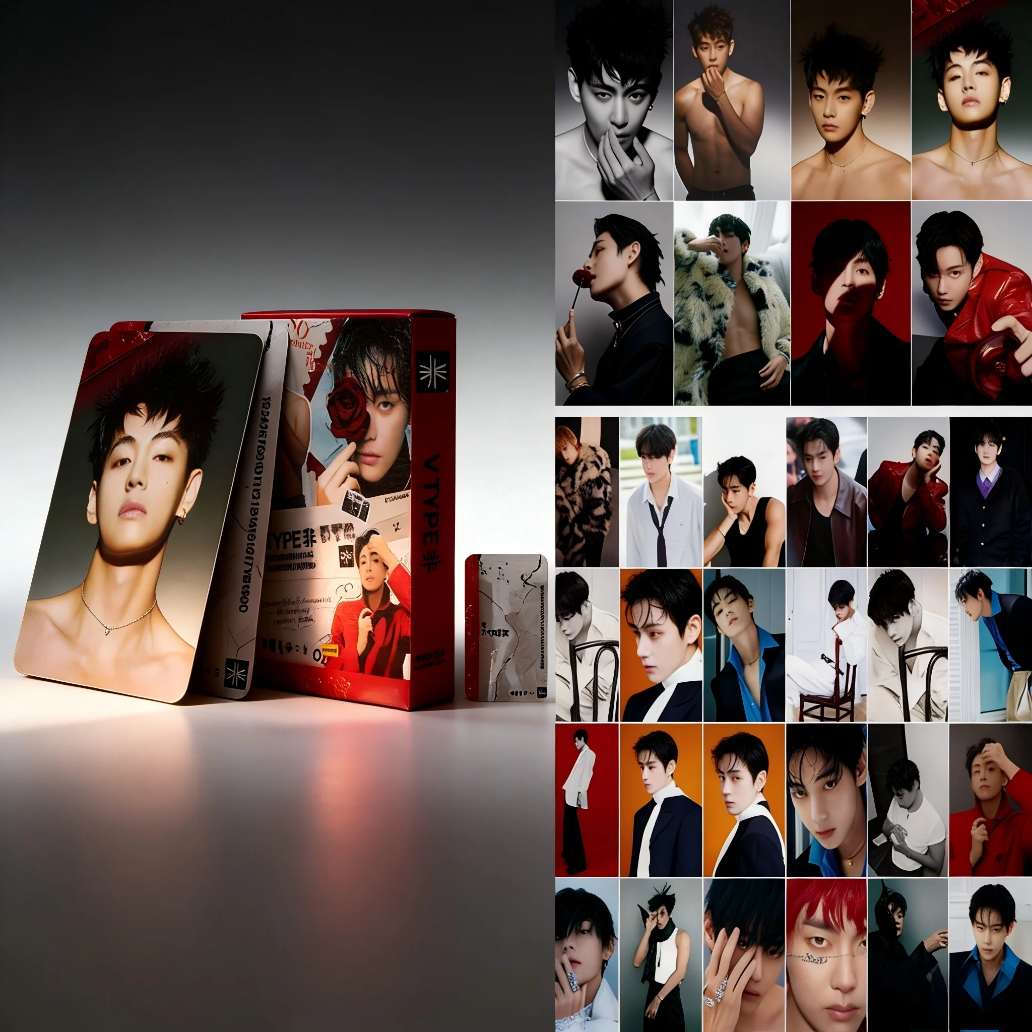 

Kpop2026 New SKZOO 55 Straykids LOMO Cards V Photo Cards Kim Taehyung PhotoBook TYPE Cards Fan Collection Gifts