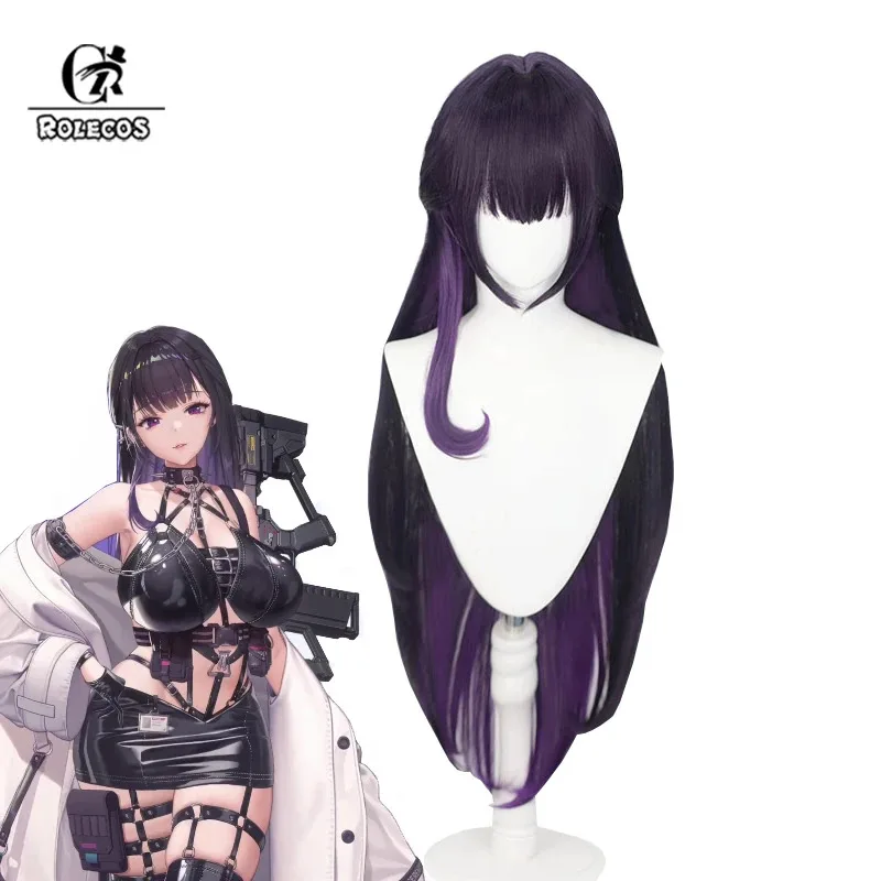 

ROLECOS NIKKE Goddess of Victory Mihara Cosplay Wig 80cm Straight Women Hair Heat Resistant Synthetic Hair