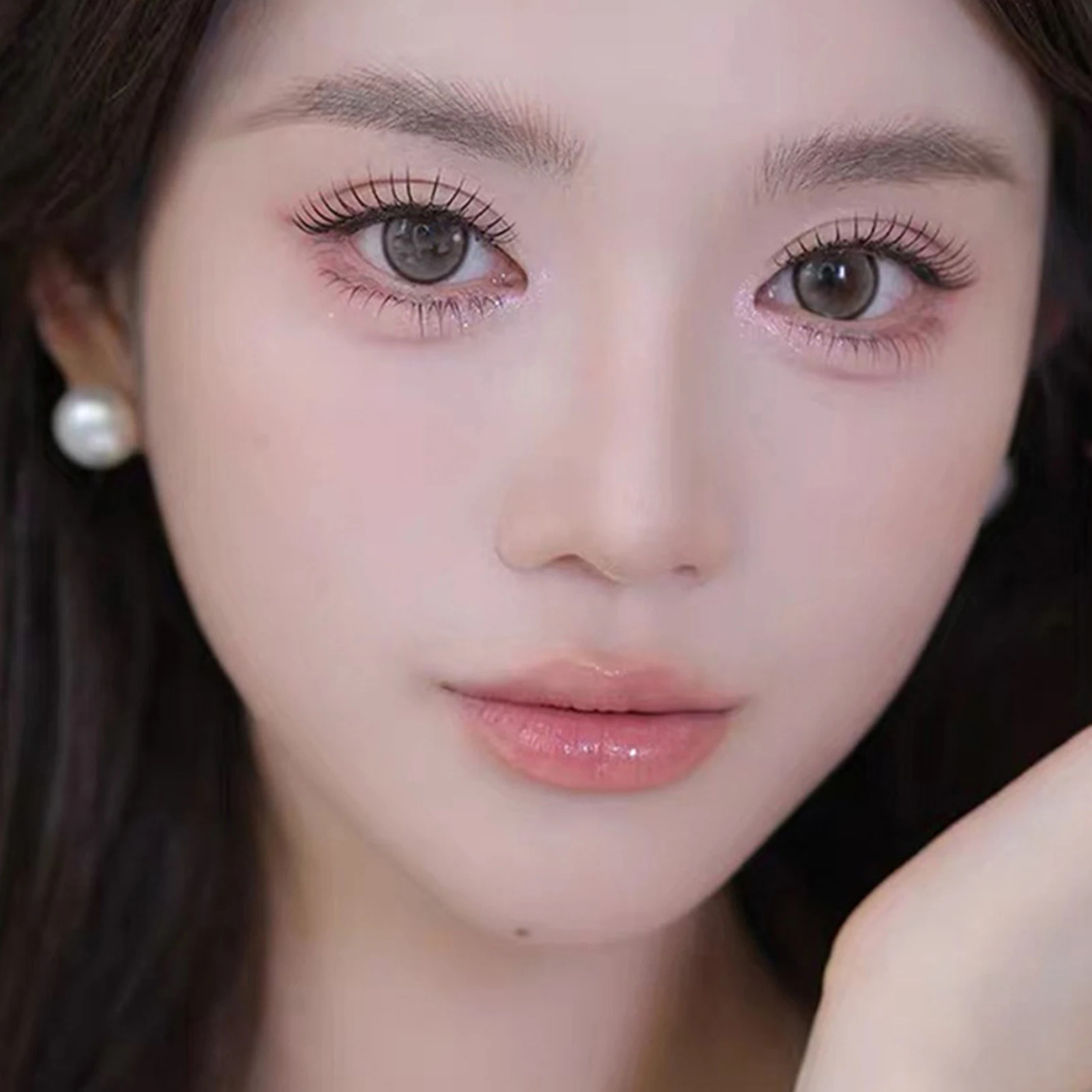 10줄 한국 만화 자연스러운 가벼운 아래 속눈썹 클러스터 방수 만화 속눈썹 연장 패션쇼 댄스 메이크업 도구