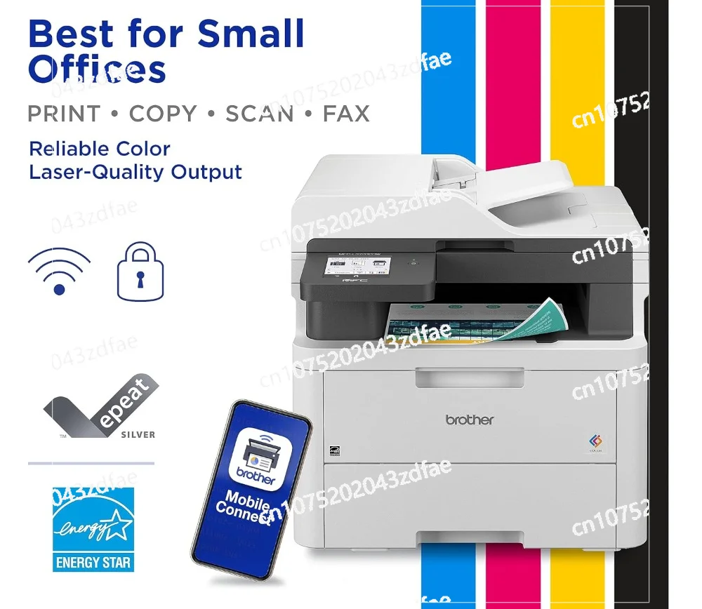 For  Wireless Digital Color All-in-One Printer with Laser Quality Output, Copy, Scan, Fax, Duplex, Mobile Includes