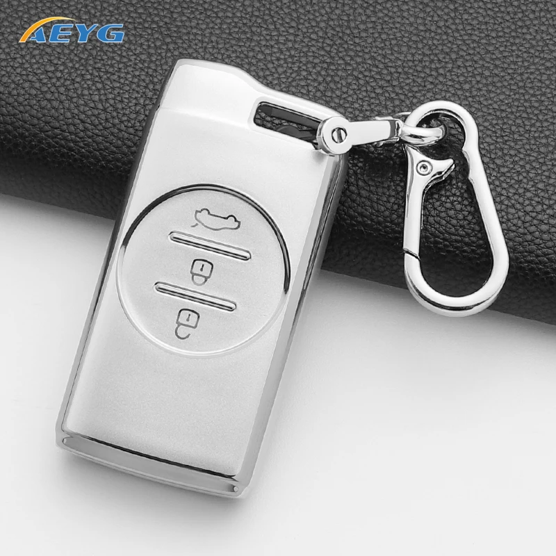 TPU Car Key Case Cover For Chery Tiggo 7 Pro 8 Pro Exeed Tiggo 2 3x Arrizo 5 Pro Gx 5x EQ7 Tiggo 4 Car Accessories Keychain
