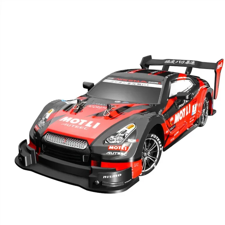 1/16 Scale Electric Sports Racing Remote Control Car 2.4G Wireless Drift RC Car LED Crash and Drop Resistant 202352 RC Sport Car