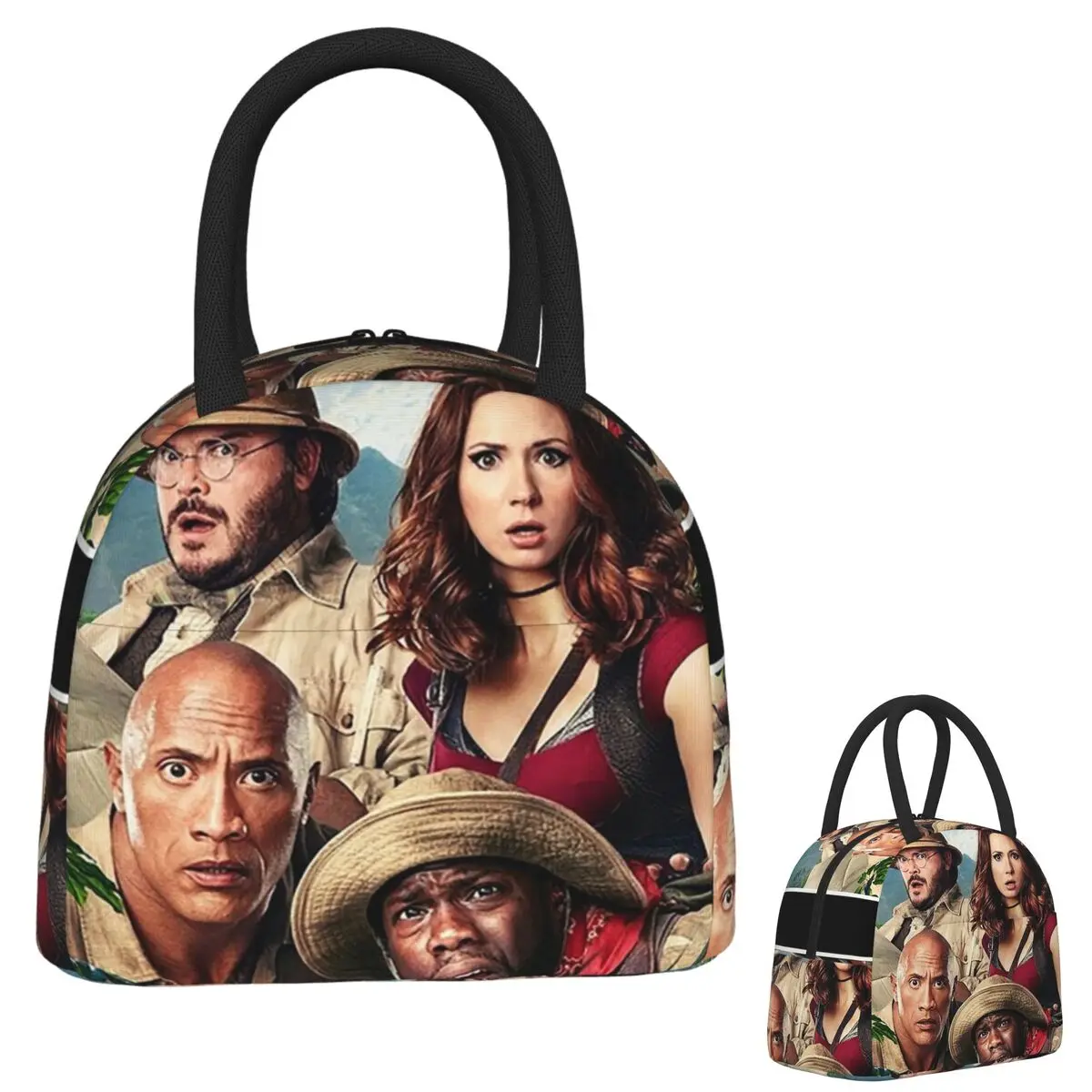 

Jumanji Insulated Lunch Bag for Women Children Portable Food Boxes Thermal Lunch Box Tote
