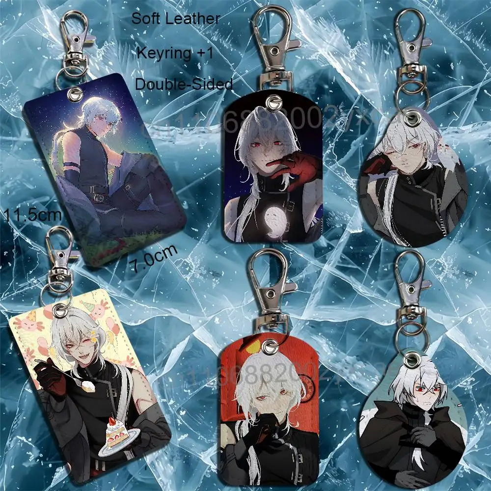 

ADWD ZERO Kael Date with Death Cartoon Singer Anime Card Keychain Fashion Pendant Bag ID Door Card Holder Bus Card Cute Adult
