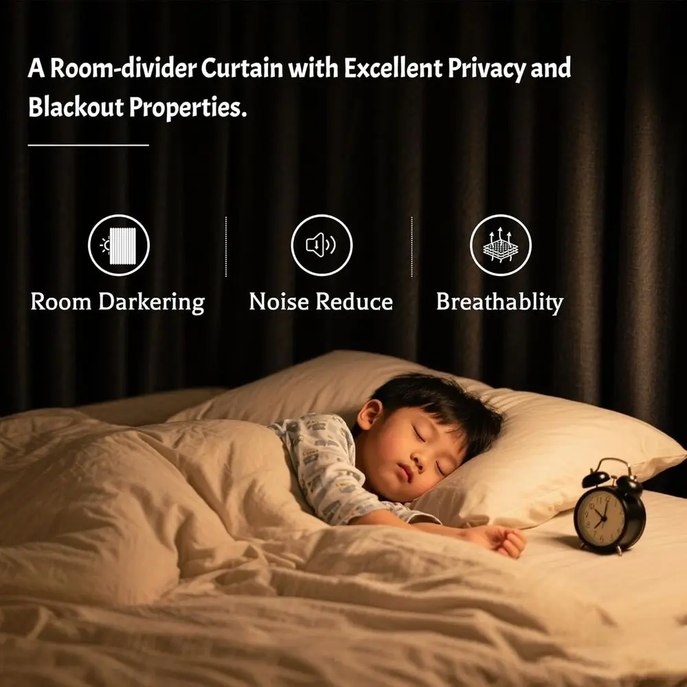 Verdunkelbare wärmeisolierte Vorhänge, 2,4 m breit, für Wohn- und Schlafzimmer, 100 x 84 cm