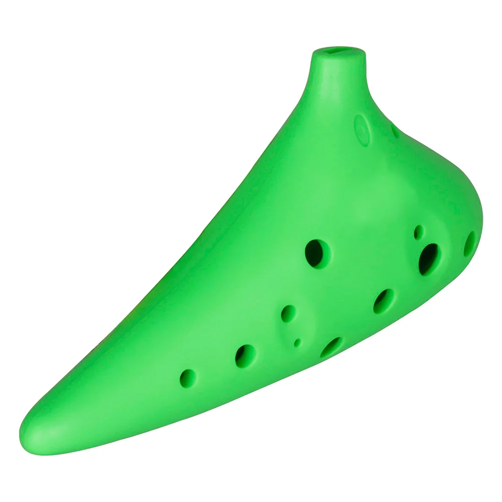 

12 Holes C-tuning Pottery Flute Instrument Gift Songbird Ocarina Beginner Mini Instruments Musical