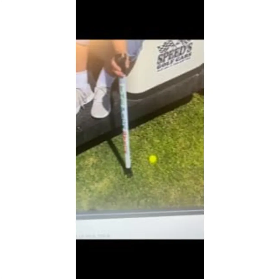 

NO TARIFFS. Made in Iowa USA.27 INCHDouble HeadedGolf Ball Scramble Pick UP Stick from The Golf CART. Great PRIZES for Scramble