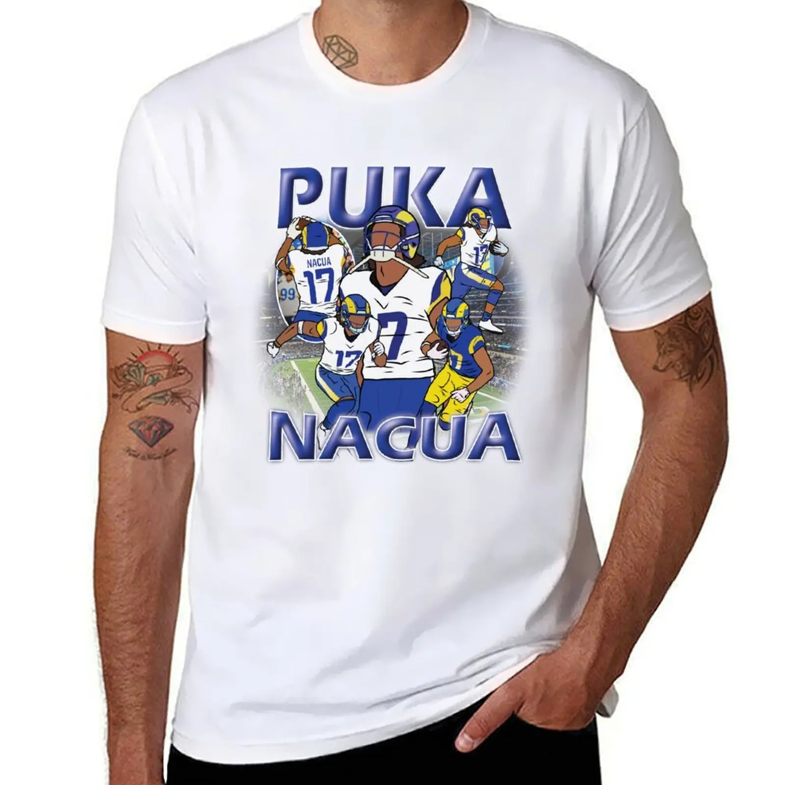 

Puka Nacua Vintage T-Shirt t shirt man plain men t shirt cotton 100% T-Shirt