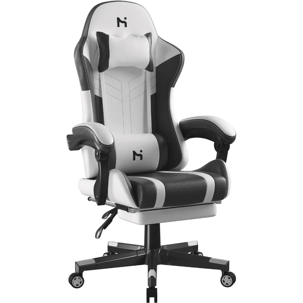 

Gaming Chair, Video Game Chair, Gamer Computer Chair, Ergonomic Gaming Chairs for Adults with Headrest and Lumbar Support