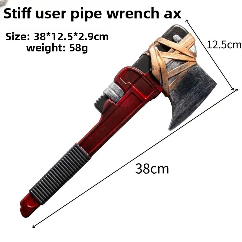 48cm/18.9in zumbi motosserra machado faca pu cosplay modelo adereços anime periféricos fontes de festa de halloween brinquedos colecionáveis ao ar livre