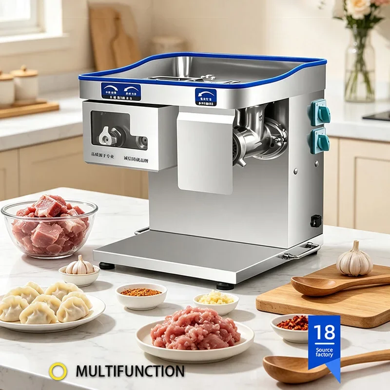 2 Motor Commercial Automatic Meat Slicer; Slicer for Fresh Chicken Breast and Beef; Ginger Shredder(Customized)