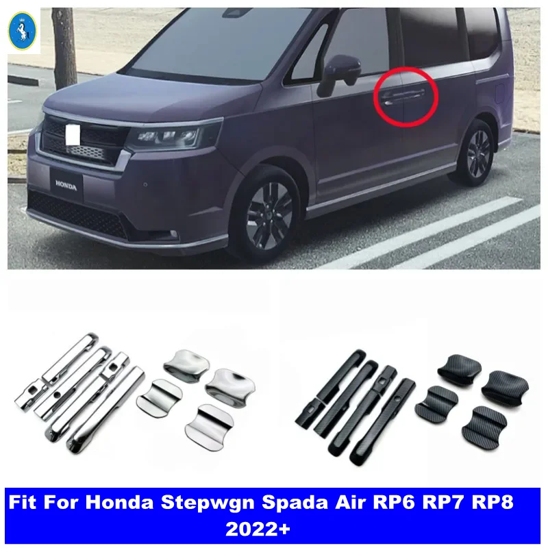 

For Honda Stepwgn Spada Air RP6 RP7 RP8 2022 2023 2024 Accessories Car Door Pull Doorknob Catch Door Handle Bowl Cap Decor Cover