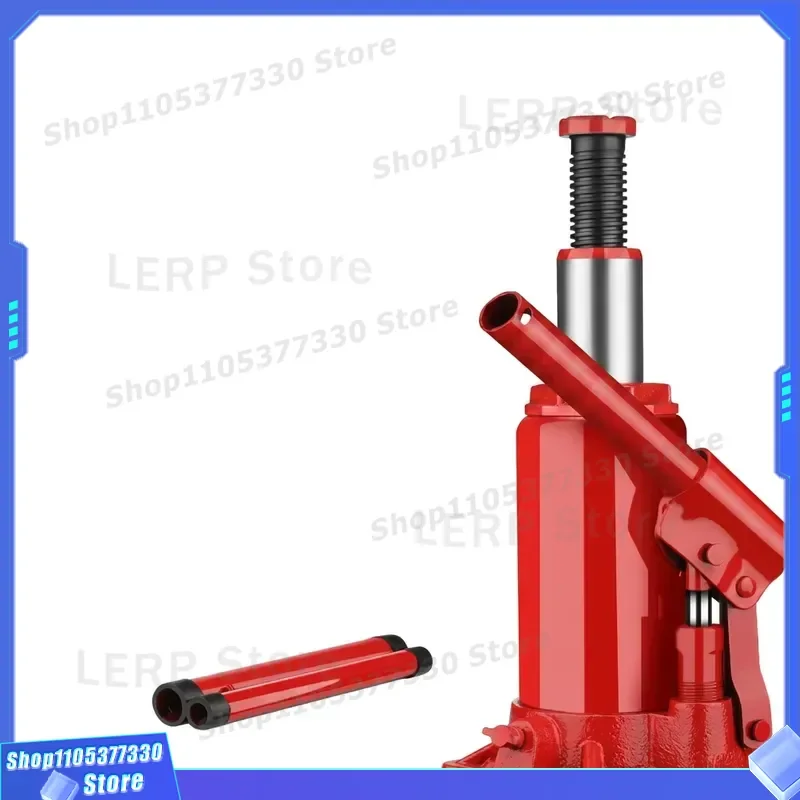 4 Ton Vertical Hydraulic Jack Hand Crank Car Tire Repair Tool Heavy Duty Floor Lifting Device For Auto Maintenance Garage
