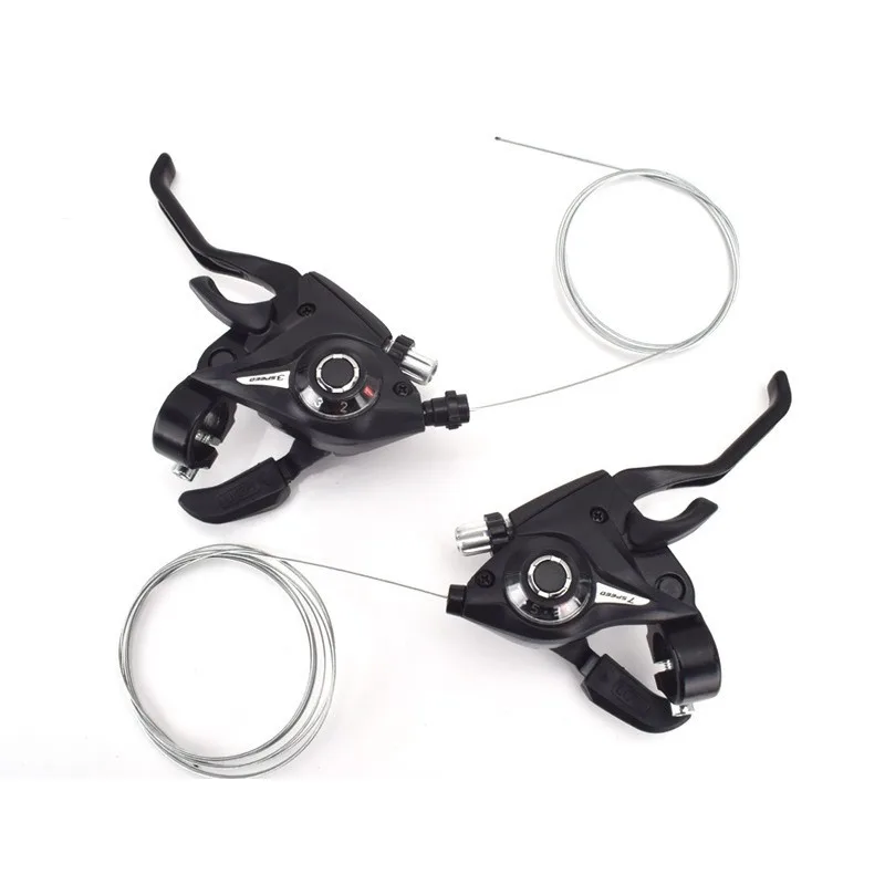 Новый! Для велосипеда MTB, рычаги переключения передач для горного велосипеда, велосипедный руль Shimano ST-EF51, набор рычагов переключения передач 3x7 3X8 V-Brake Lever Speed Set Новый! Для велосипеда MTB, рычаги переключения передач для горного велосипеда, велосипедный руль Shimano ST-EF51, набор рычагов переключения передач 3x7 3X8 V-Brake Lever Speed Set