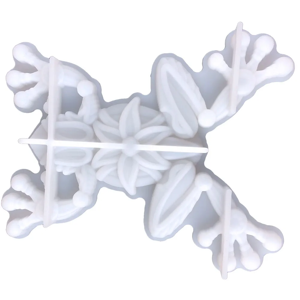 

Frog Silicone Mold 3D Shape DIY Supplies White Color Epoxy Casting Crafts Jewelry Parts Frog Craft Accessories