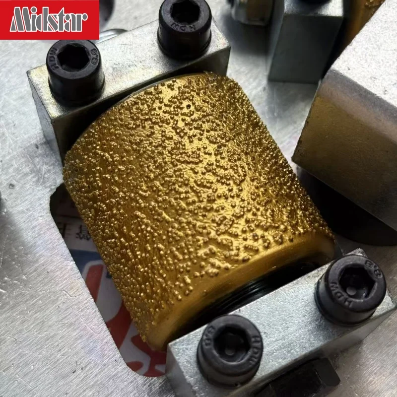 D300mm roda de jateamento bucha martelo rolo liga rebolo para granito pedra mármore concreto