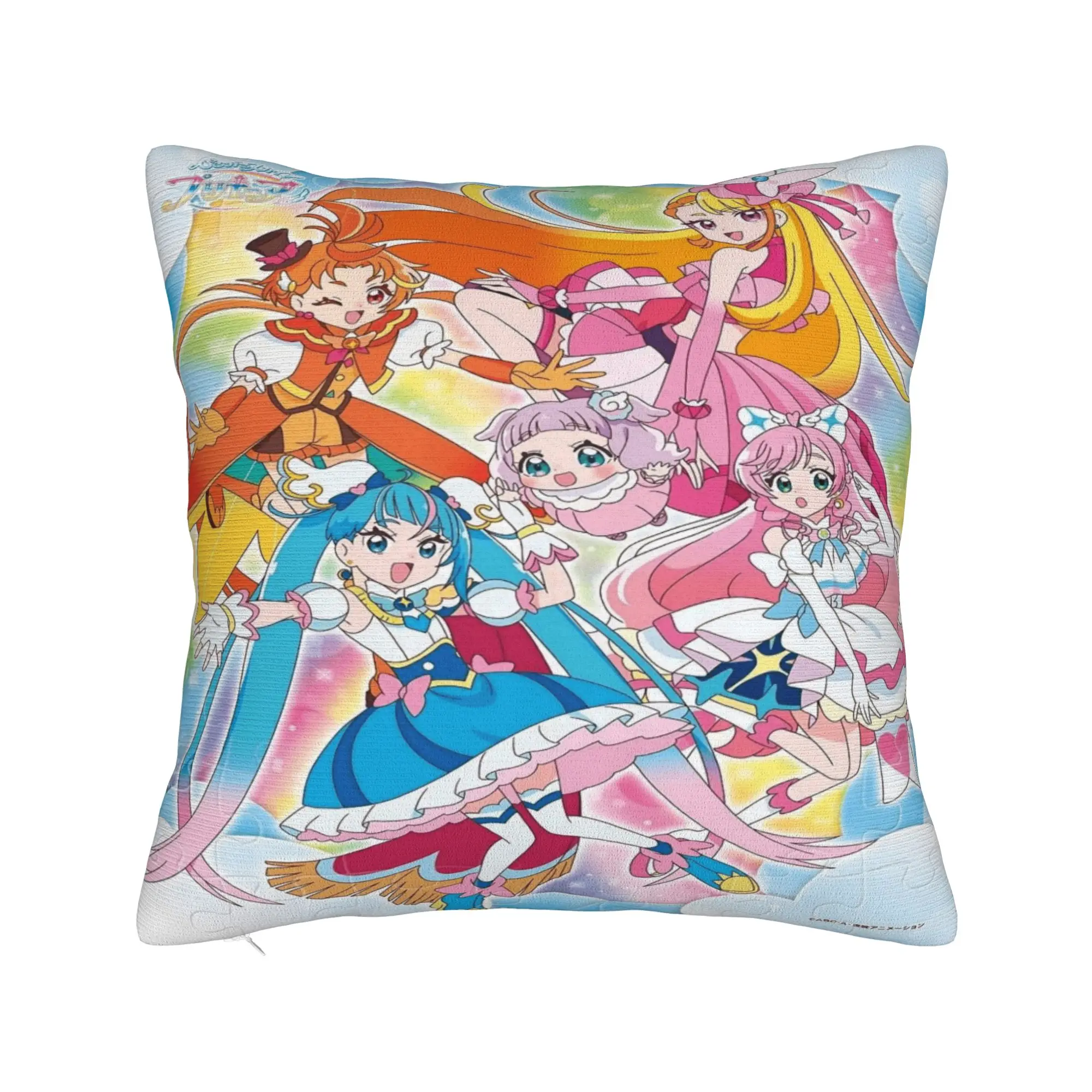 Anime Sky P-Precure Pillow Cover  Comfy Cushion Cover Cute Funny Pillow Case For Sofa Car Home Decor