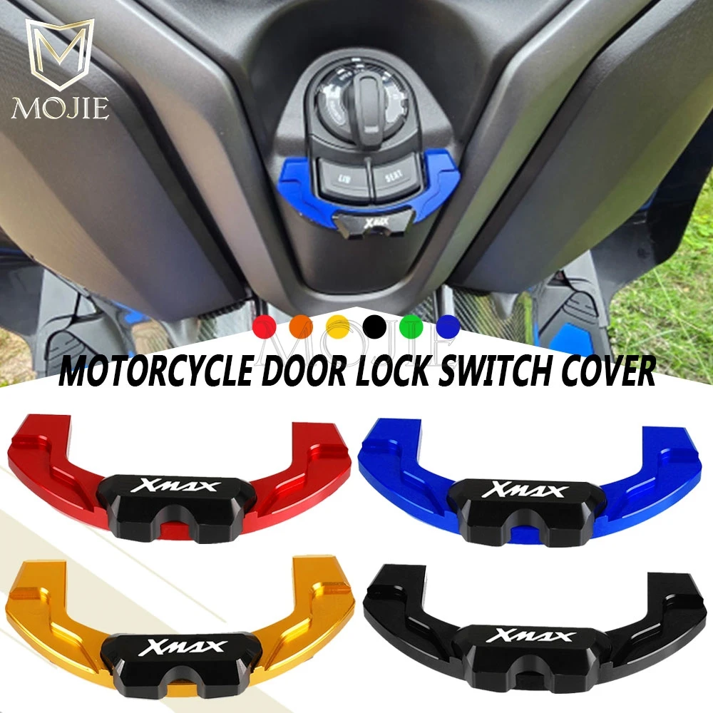 

For Yamaha X-MAX 125 250 300 400 2018 2019 2020 2021 2022 2023 2024 2025 Motorcycle Electric Door Lock Cover Ignition Key Caps