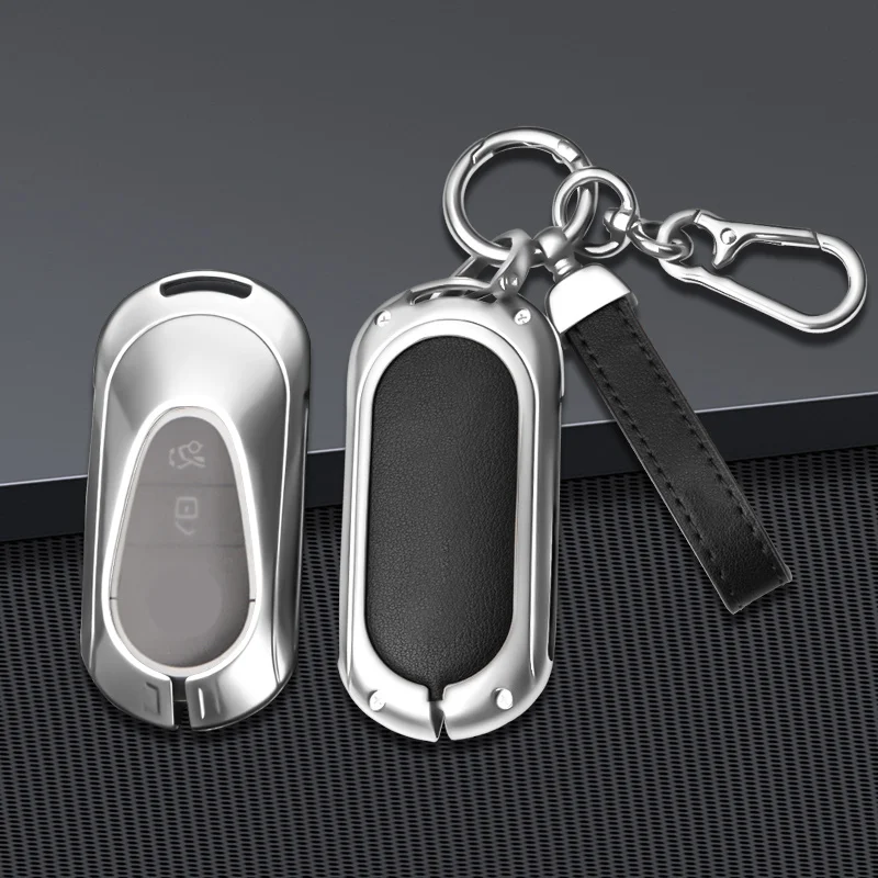 Zinc Alloy Car Key Case Cover for Mercedes Benz 2022 C S Class W206 W223 S350 C260 C300 S400 S450 S500 Key Shell Protector