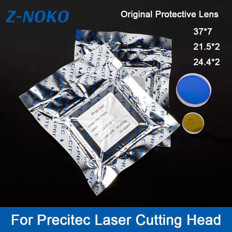 Original Precitec Protective Lenses 37*7 20kw 30kw 40kw Lower Protection Windows for Laser Cutting Machine
