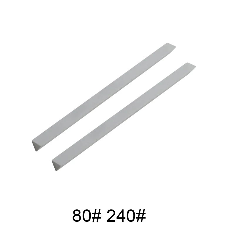 2 PCS 80-3000# Triangle Oil Stone Set Green Silicon Carbide Sand Rod Grinding Block Ceramic Jade Triangle Knife Sharpener Tool