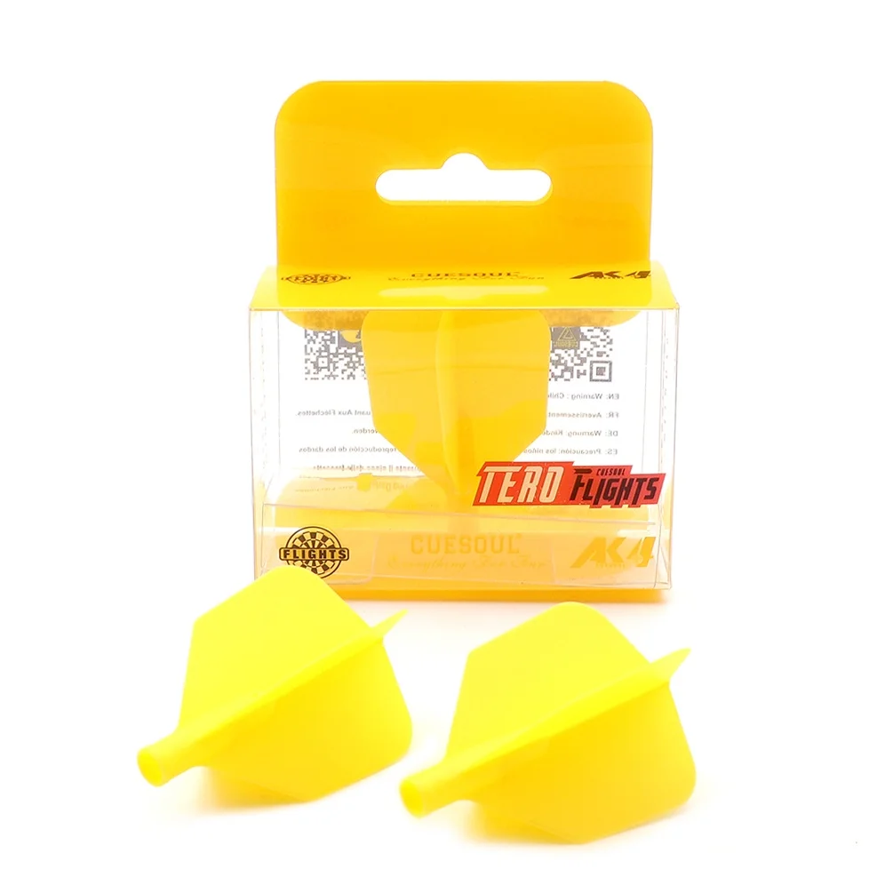 CUESOUL TERO AK4 Dart Flights Solid Color-Big Wing Shape Dart Flight ,Set of 3 pcs