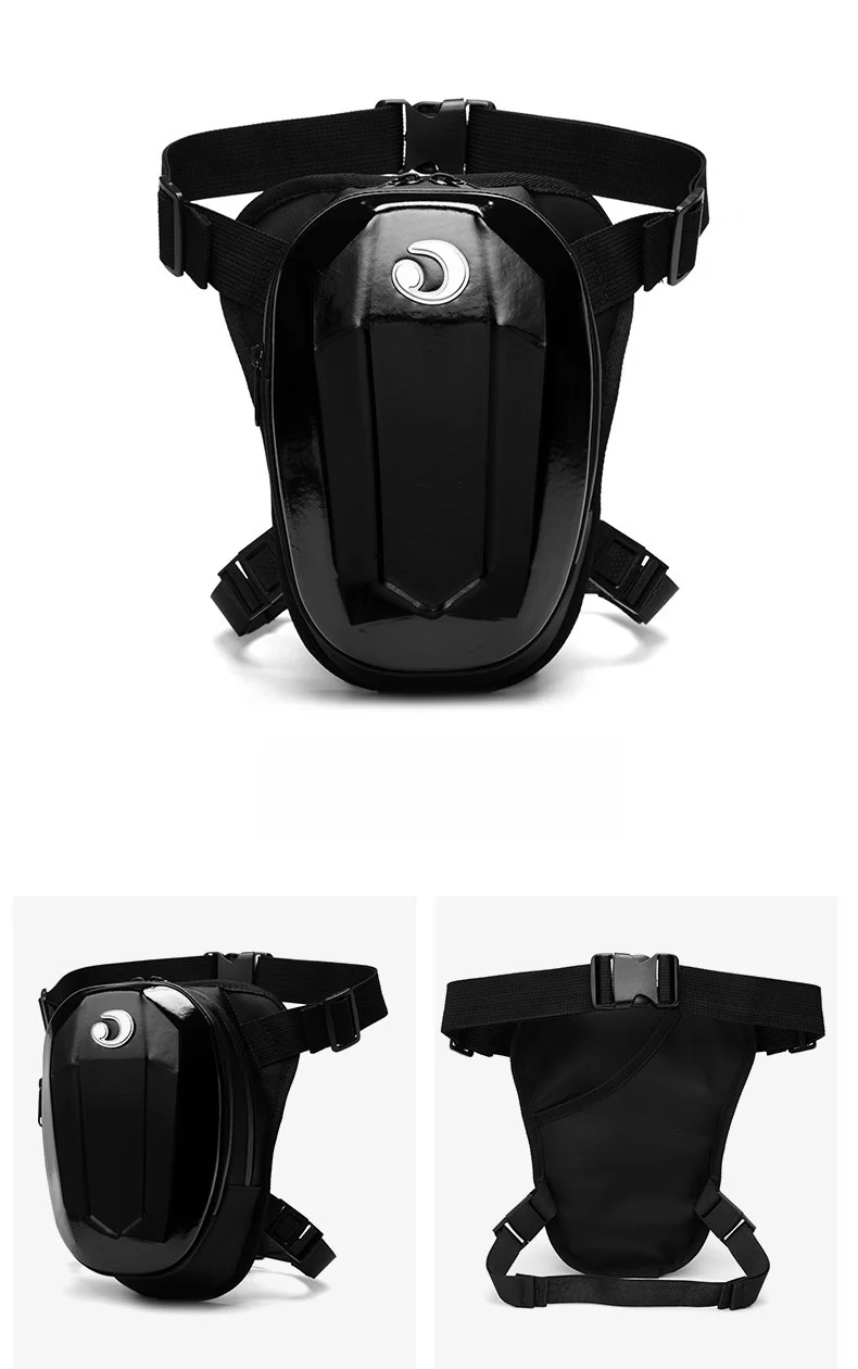 Bolsa de pierna para ciclismo, equipo de motocicleta, impermeable, portátil, bolsa cruzada diagonal, riñonera multifuncional para deportes al aire libre_voghion.com