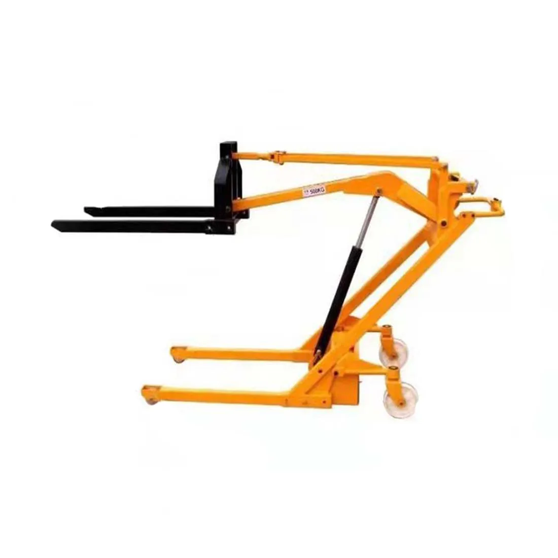 Hand Push Crank Arm Portable Electric Forklift Hydraulic Loading And Unloading Truck Small Fully AutomaticWarehouse Handling