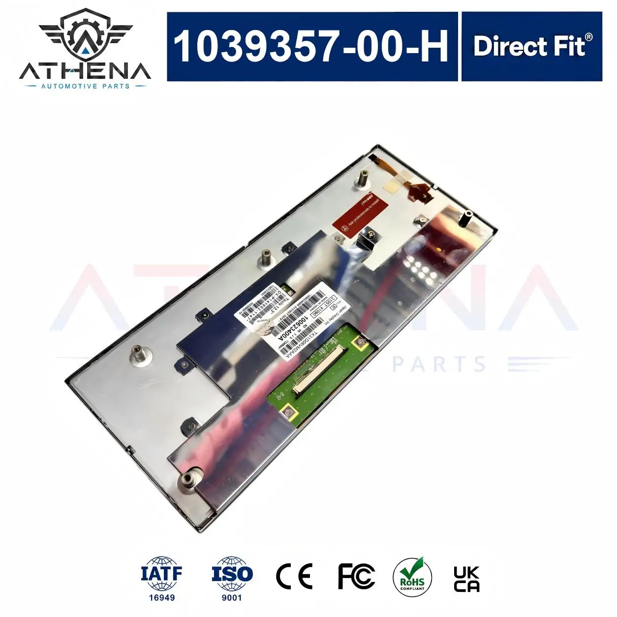 1039357-00-H Instrument Cluster LCD Display Fix Blank Screen Flicker For Tesla Model S Model X 12.3 Inch 1920x1080