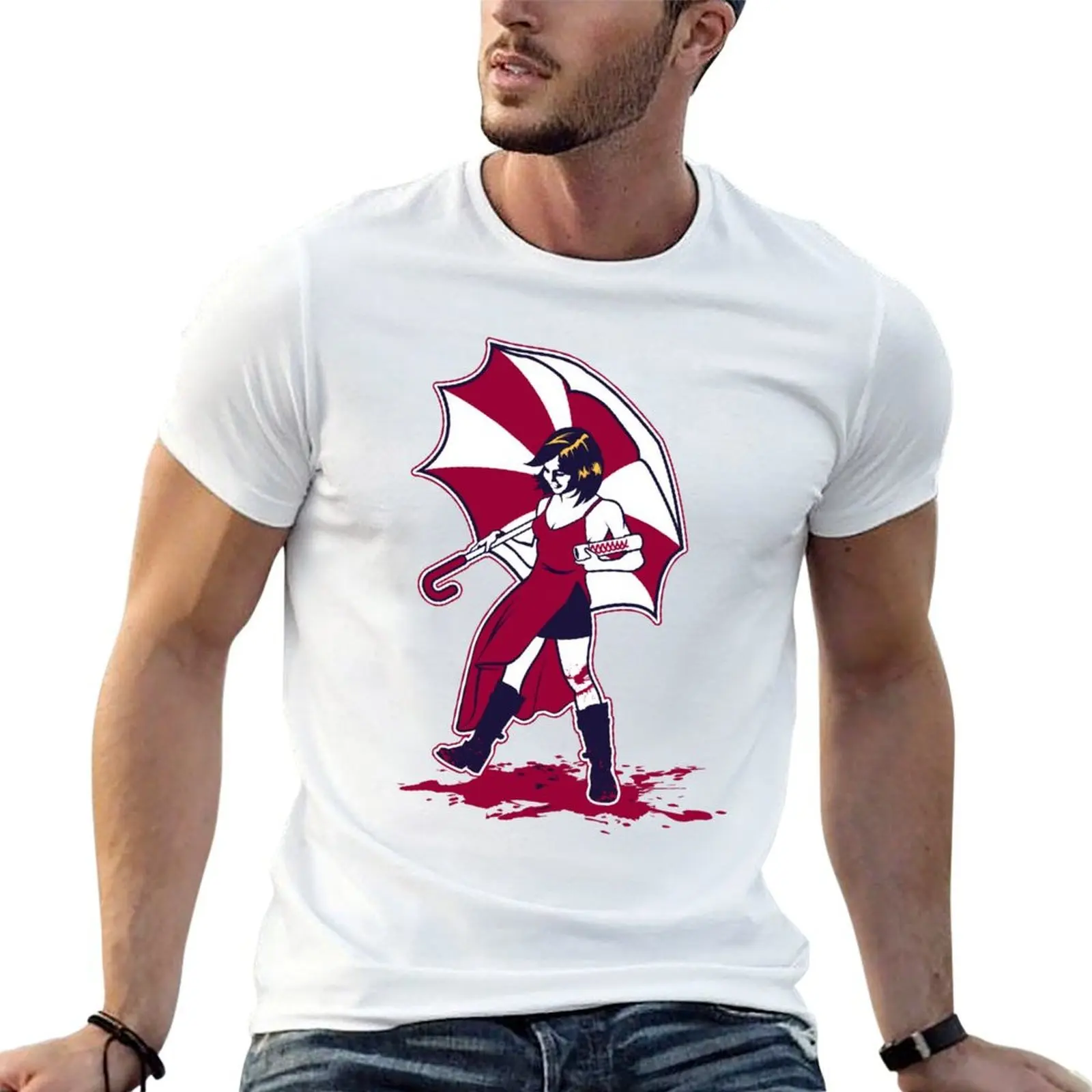Camiseta gráfica para hombre, camisetas de lujo, marca 100% para algodón, camiseta cuando la camisa de hombre Rains... t blanco