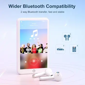 MECHEN 16GB Android 9.0 MP3 Player with Bluetooth and WiFi, with Spotify,Audible,Pandora, Up to 512 GB (White) 4