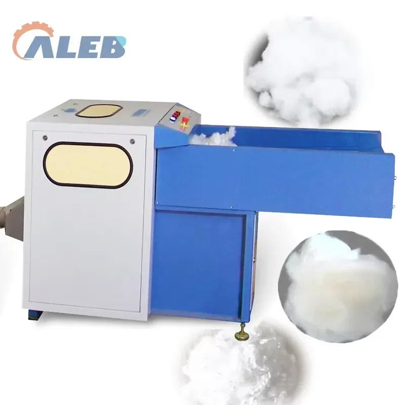 YWM Certificate 150kg/h 250kg/h 350kg/h Cotton/Polyester Waste Fiber Opener Machine Old Quilt Wool Opening Carder for Textile
