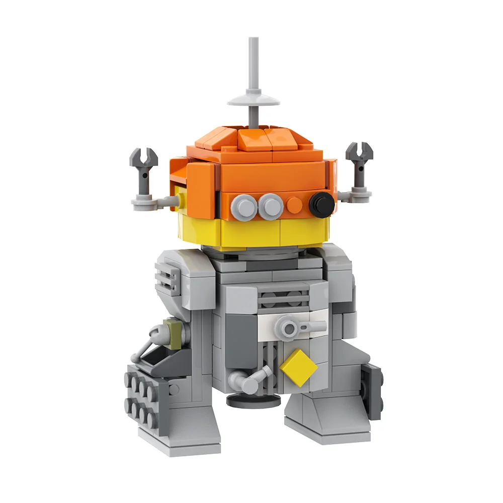 Gobricks MOC 映画 Starwared チョッパー Astromech C1-10P メカロボットビルディングブロック DIY モデル子供レンガのおもちゃ誕生日ギフト