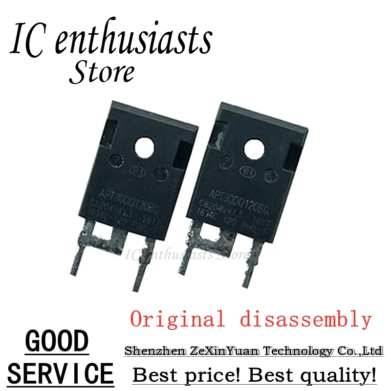 Desmontaje Original, 5 piezas, 10 piezas, APT30DQ120BG, 30DQ120BG TO-247