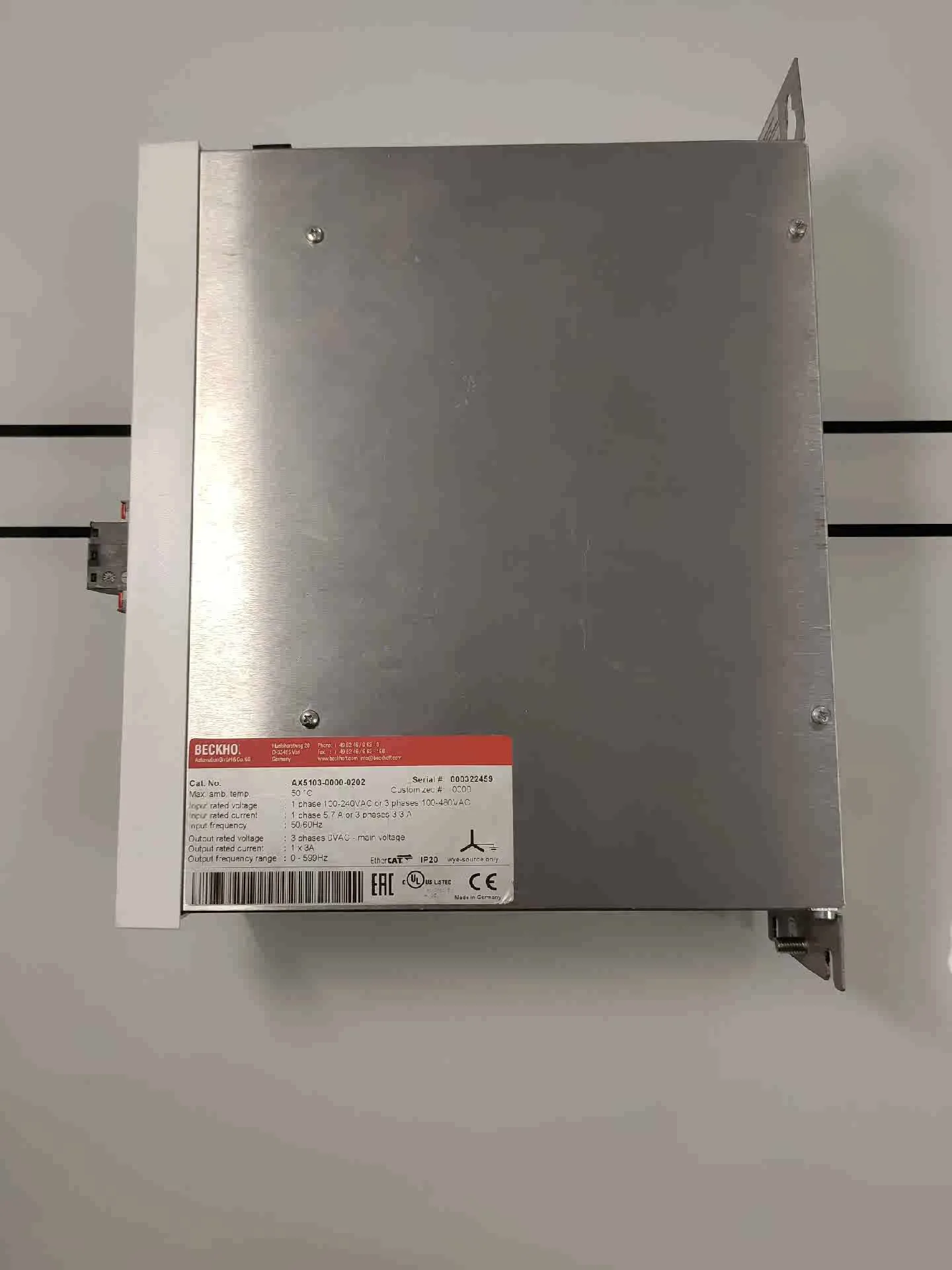 AX5103-0000-0202 Сервопривод для Beckhoff