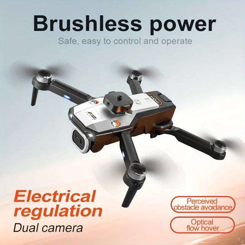 LU2 Drohne 4K Dual Motorisierte Kamera + Intelligente Hindernisvermeidung Optischer Hover + Waypoint Flight One-Touch Takeoff/Rückführung HD Vlog