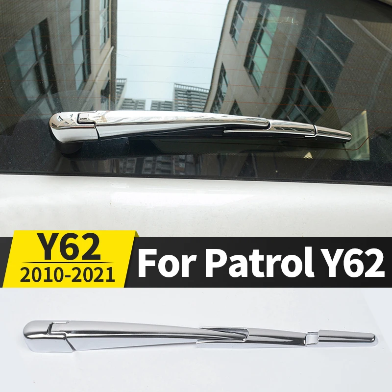 

Rear Window Wiper High-Gloss Chrome Decoration Suitable for Nissan Patrol Y62 2016-2021 Exterior Decoration Upgrade Accessories
