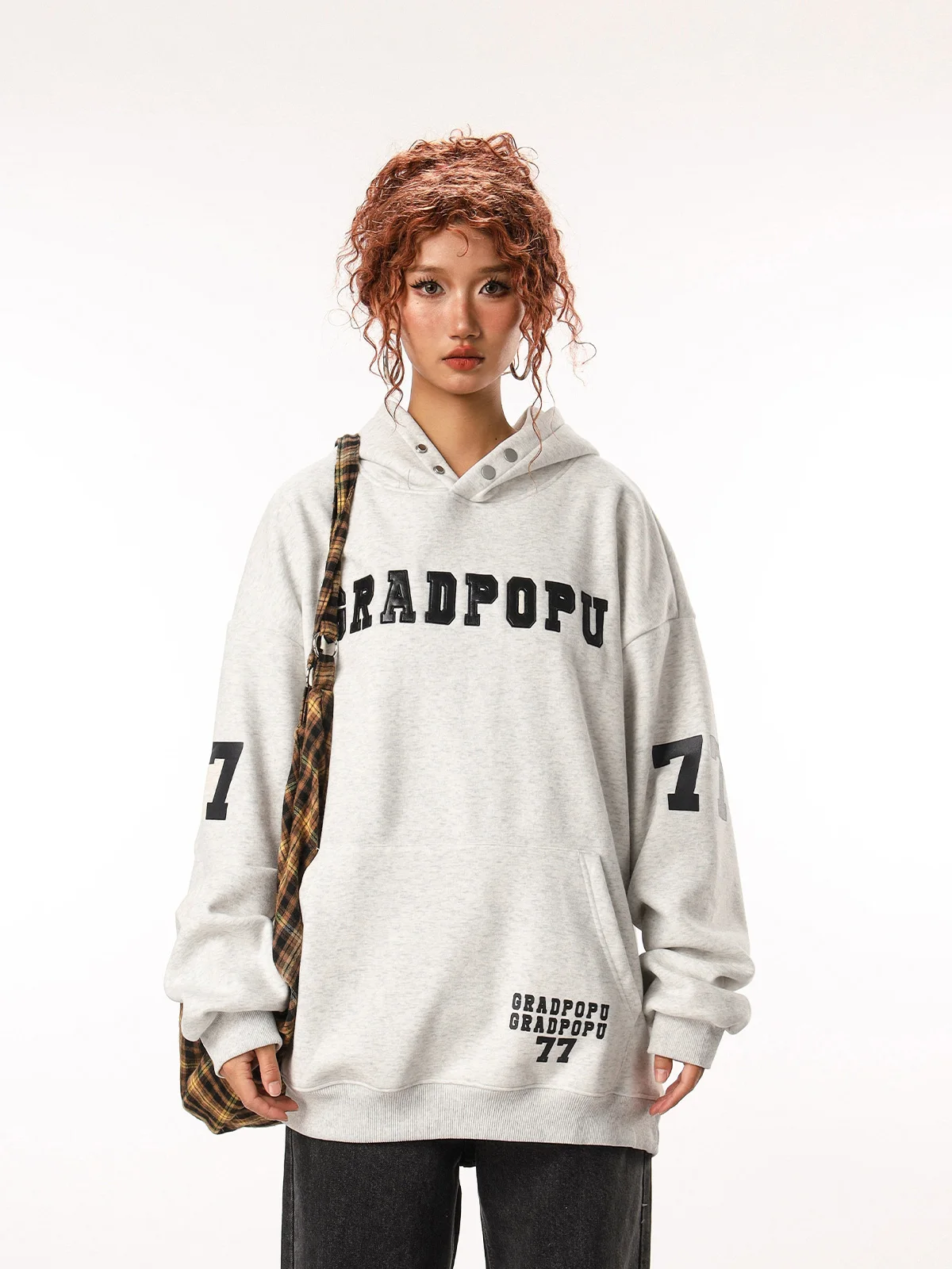 

ay American Sle Loose Hoodie Women's Spring Autumn New Faion High Street Oversize Sweatirt Beer Captain CCAPTAINBEER