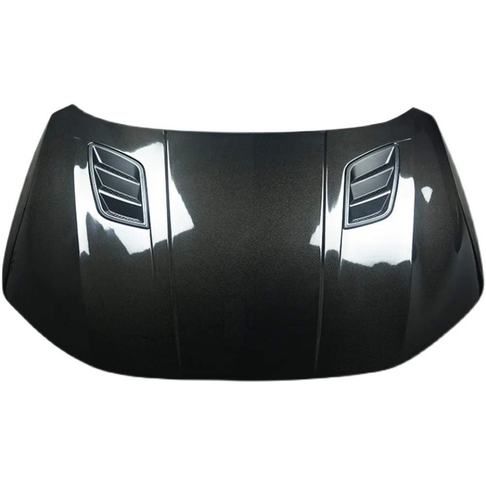 H Style Carbon Fiber Front Engine Bonnet Vented Hood For 2022 2023 Honda Civic 11Th Gen，Professional Mold Making Quality Assura