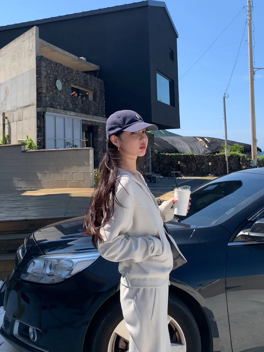 

Повседневный комплект Lazy Zoe Lulu, однотонная спортивная одежда, толстовка с капюшоном, джемпер, прямые брюки длиной до пола, юбка, комплект футболок