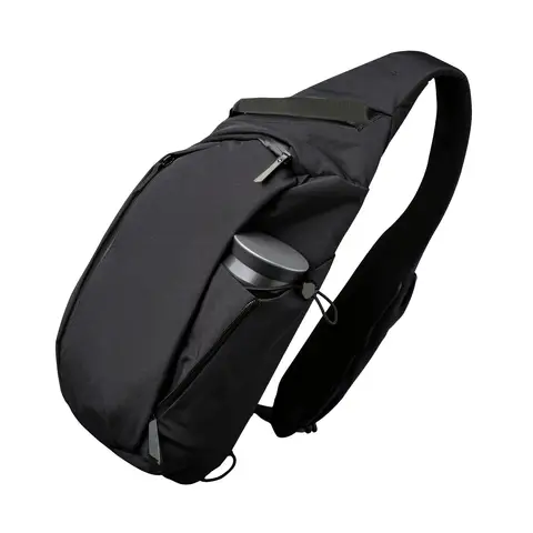 Right Shoulder Chest Bag 7.5L - Crossbody Bag, Sling Backpack - Fits 11' Tablet - Single Shoulder Water Bottle Pocket