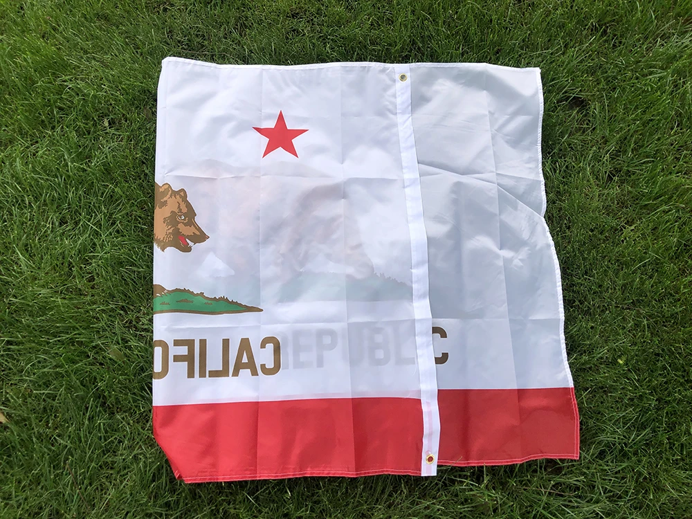 SKY FLAG california flag 90*150cm double side printed polyester hanging us usa state bear california flag