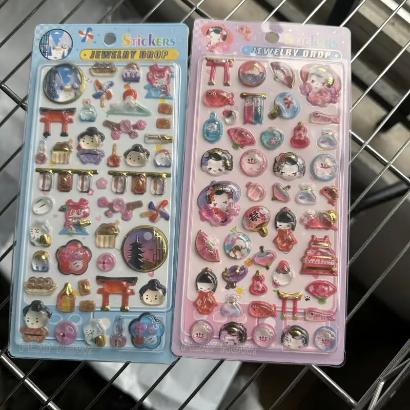 Cartoon Mobile Phone Decoration Solid Sticker Ninja and Wind 3D Stickers 3D Sticker Relief Birthday Gifts for Boys and Girls - view 4