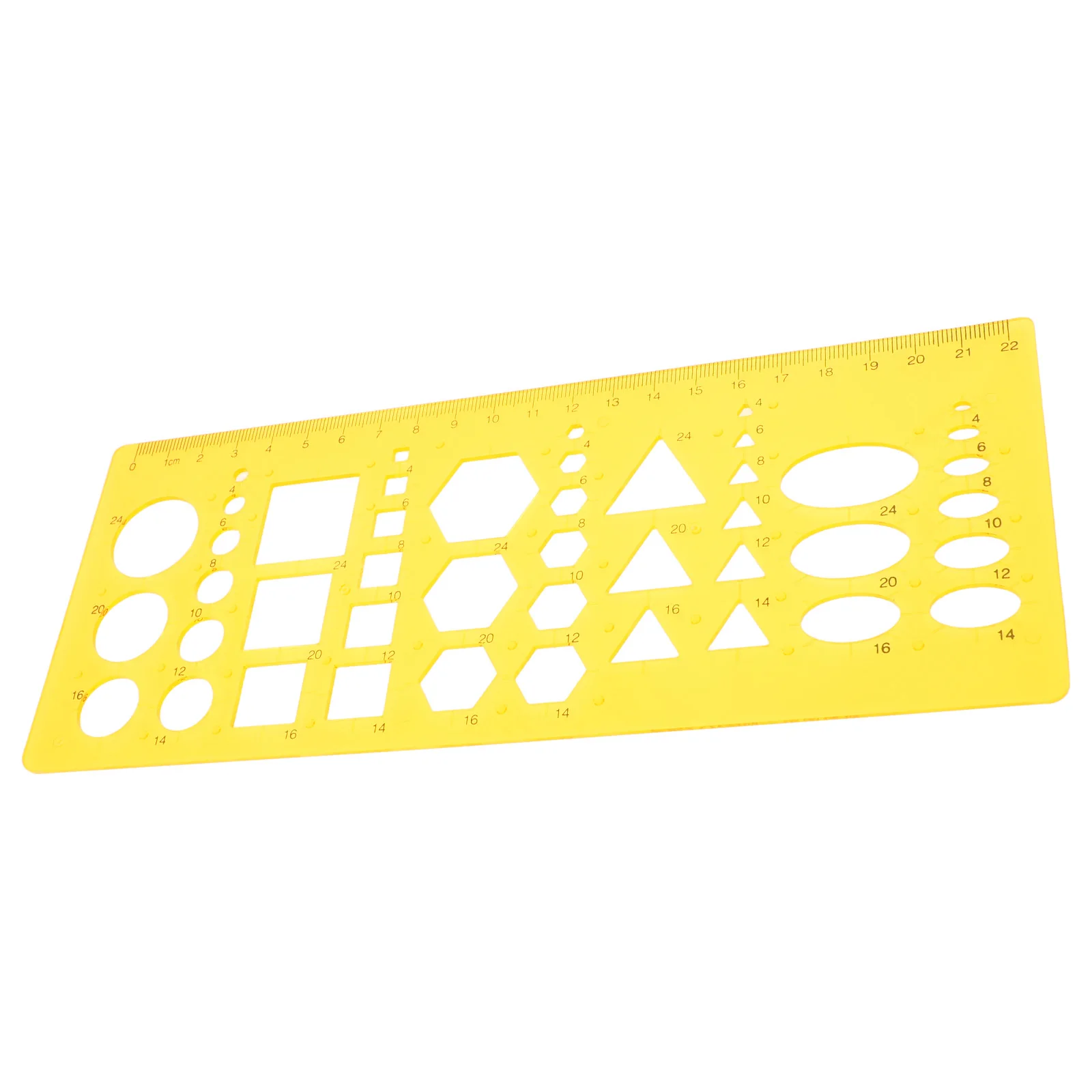 

Drawing Template Ruler Architecture Geometric Shapes Circle Oval Curve Thickened Plastic Stencil Tool for Architects