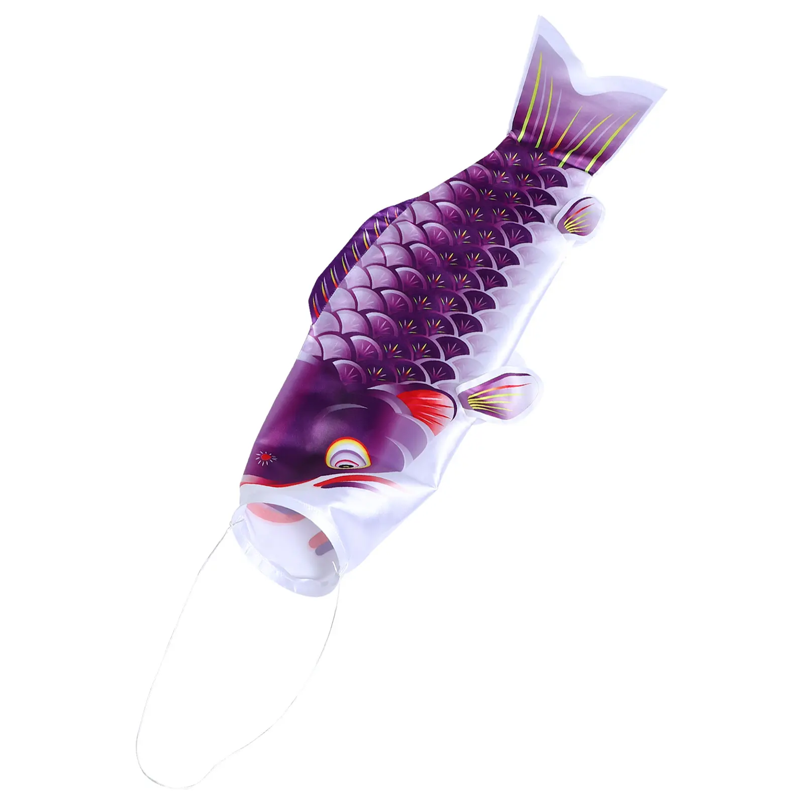 

Japanese Carp Streamer Fabric Windsock Flag Banner Decorate Decorative Fish Flags Purple