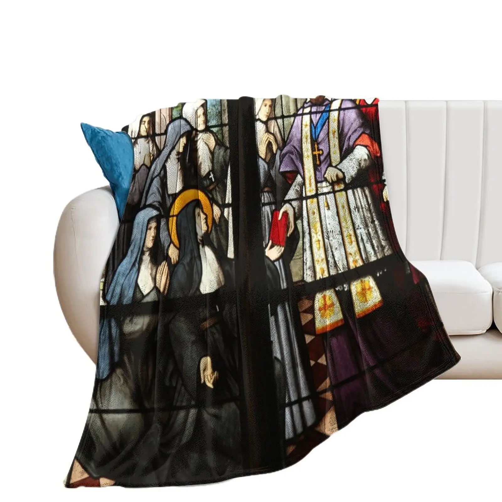 

Saint Francis de Sales Throw Blanket cosplay anime Luxury Throw Large Blankets