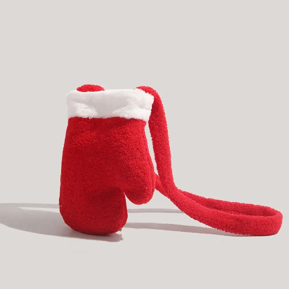 

Cutlery Cover New Year Christmas Shoulder Bag Large Capacity Irregular Red Bag Gifts Tree Decor Purse Bag Women Party