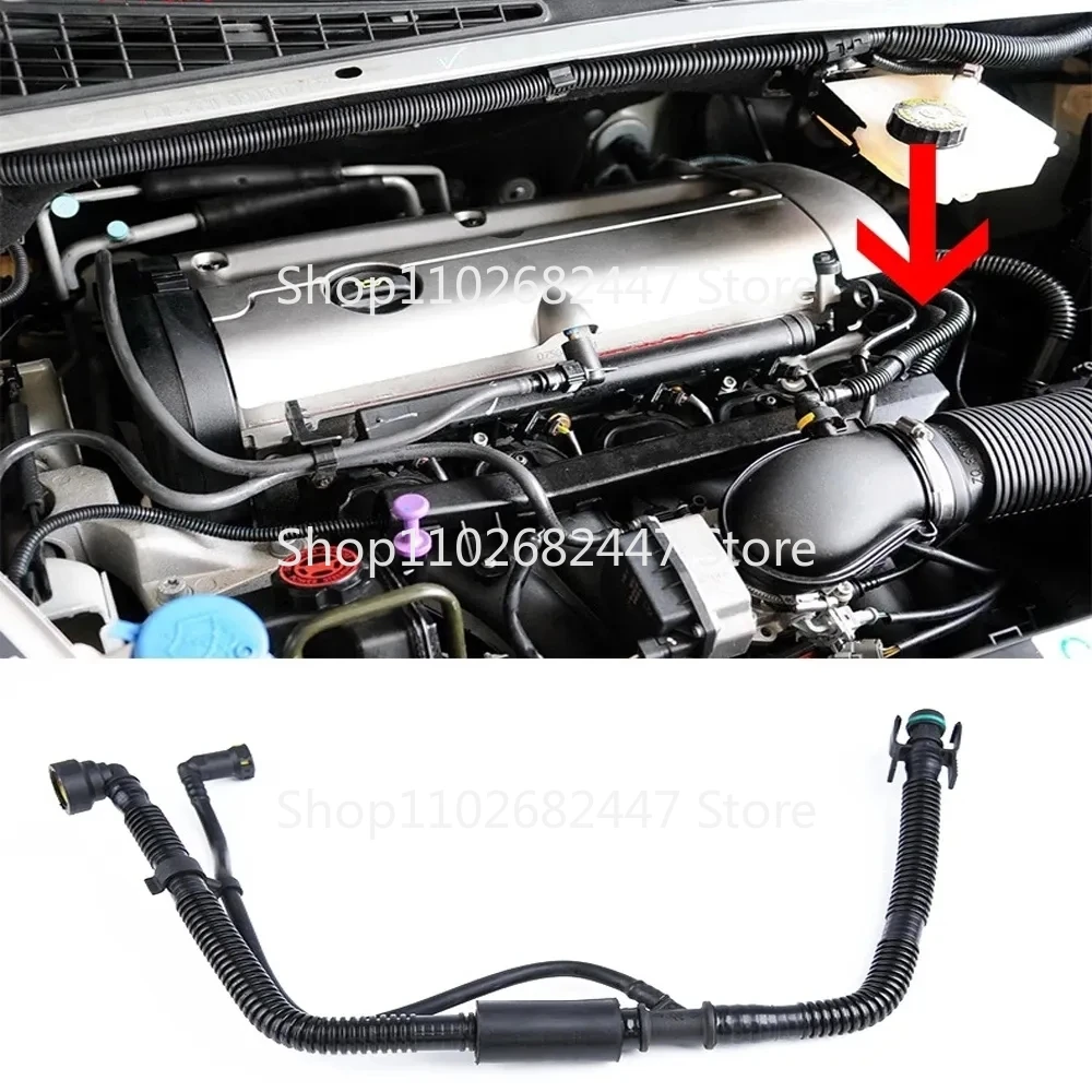 For Peugeot 307 407 406 607 807 1.6V Citroen Picasso Senna 2.0 Engine Crankcase Breathing Tube EW10J4