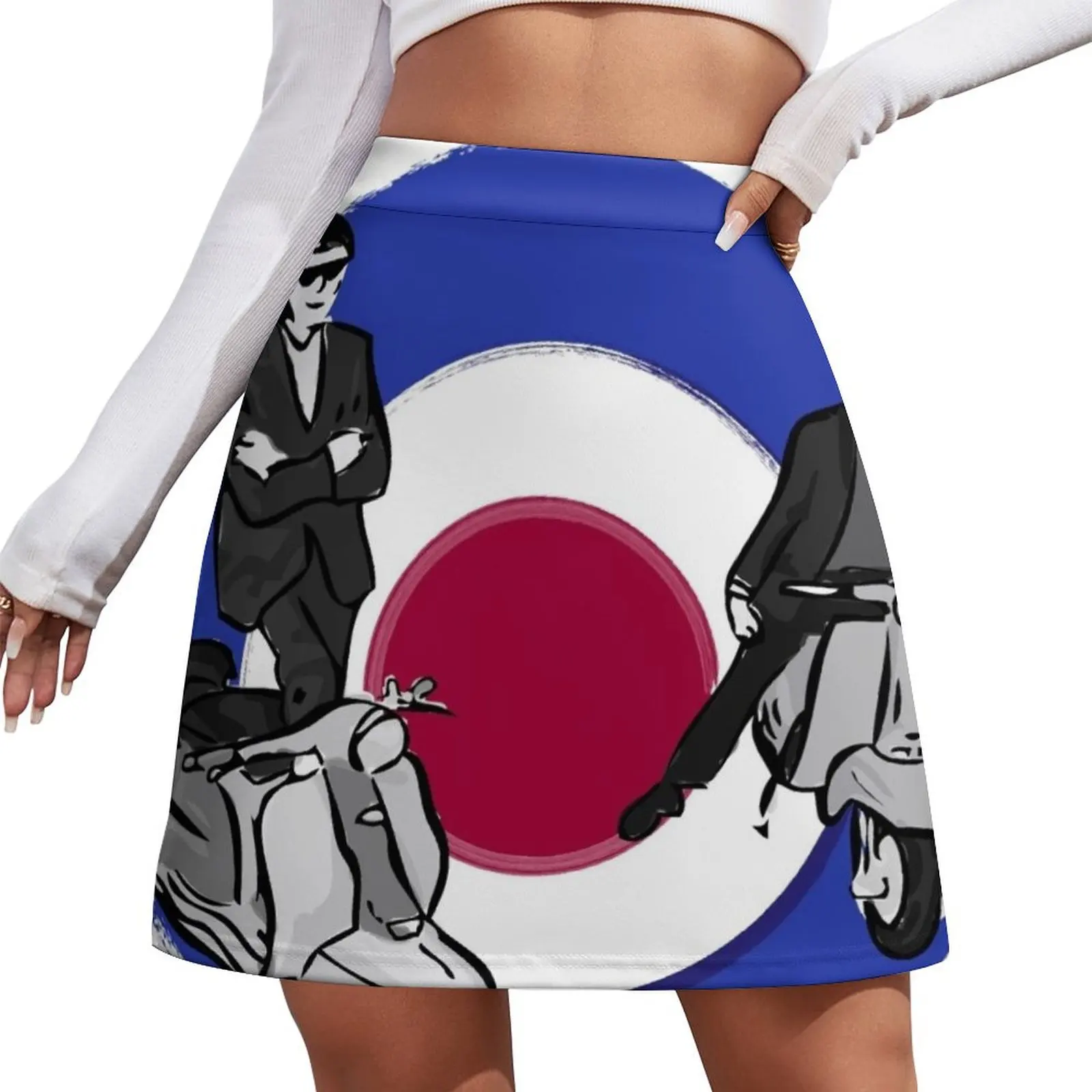 

Scooter Boys on Mod Target Mini Skirt rave outfits for women short skirt shorts summer skirts Mini Skirt