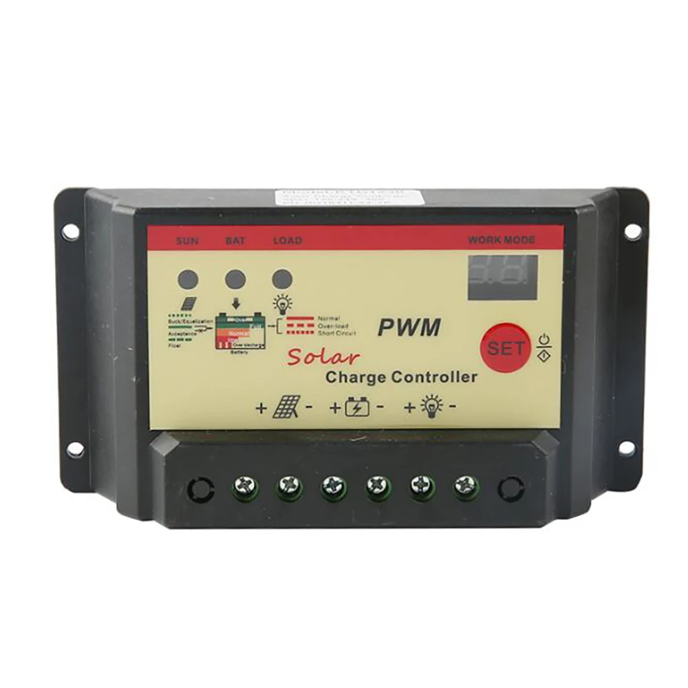 

30A 12V 24V PWM контроллер регулятора заряда солнечной батареи для солнечного уличного фонаря подходит для свинцово-кислотной батареи